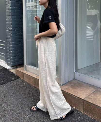 【CIAOPANIC TYPY】單點刺繡羅紋修身短袖T恤