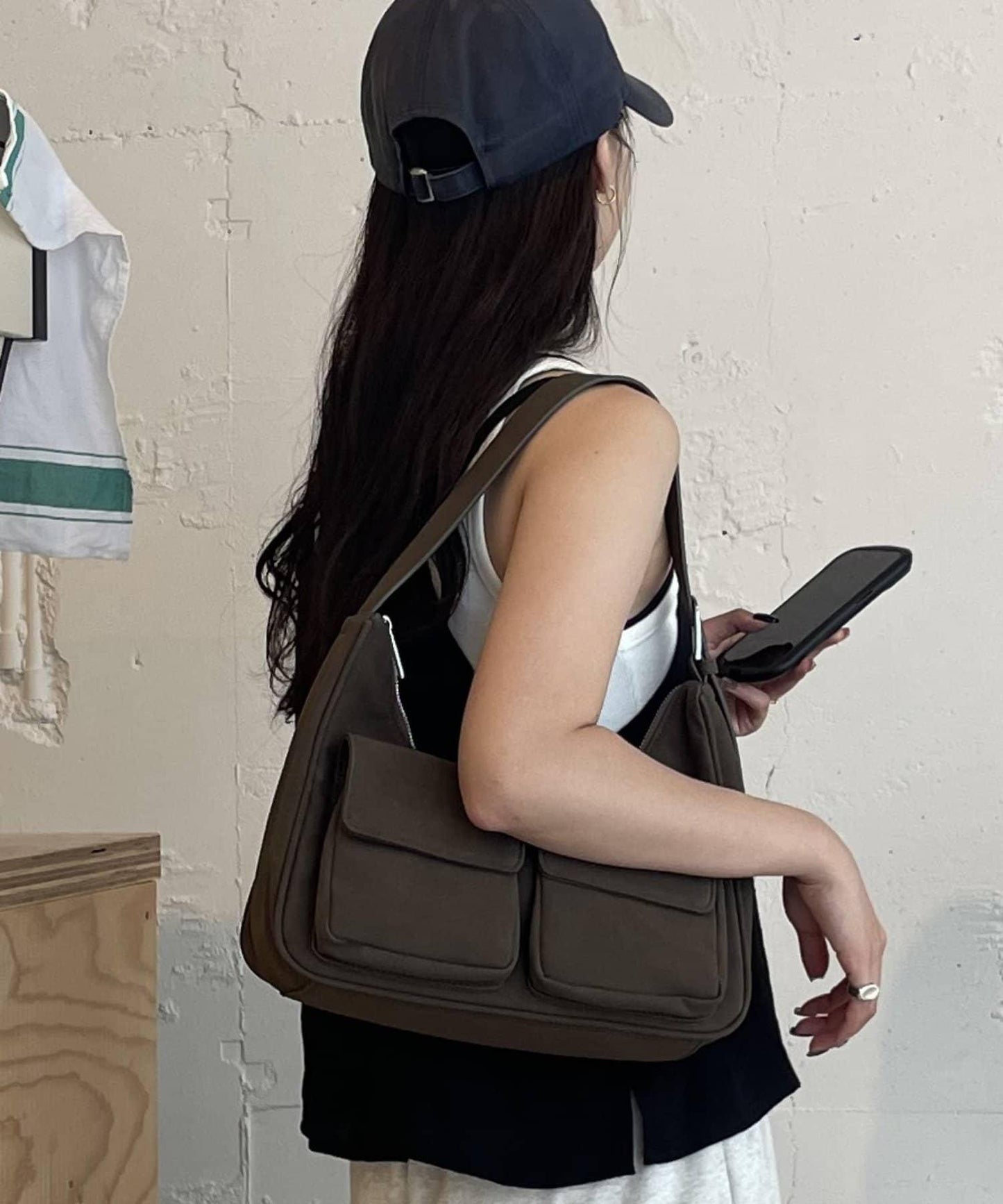 【PIKO企畫 / 】前置口袋單肩包