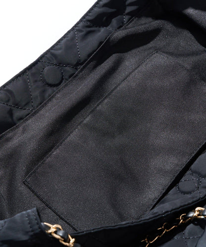 【cache cache】尼龍絎縫鏈條托特包
