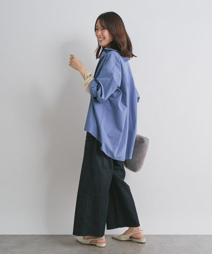 抽繩寬鬆牛仔褲