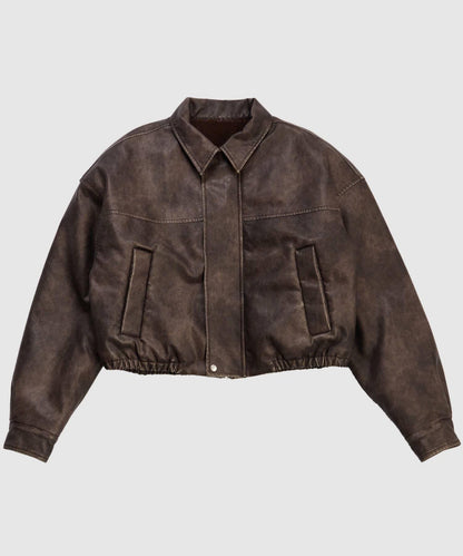 【UNISEX/有尺碼可選】3WAY復古風格皮革羊羔絨夾克