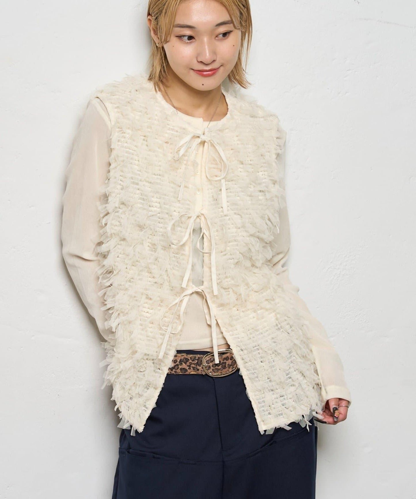 【WHO'S WHO gallery】網紗流蘇馬甲