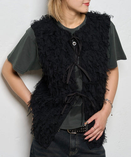 【WHO'S WHO gallery】網紗流蘇馬甲