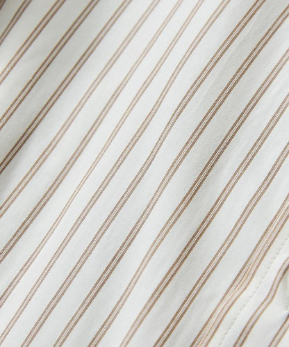 常規領盒型條紋襯衫