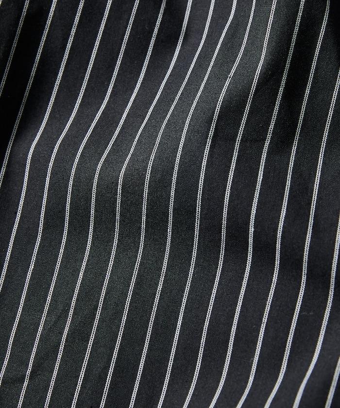 常規領盒型條紋襯衫