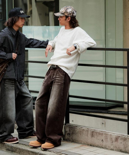 常規領盒型條紋襯衫