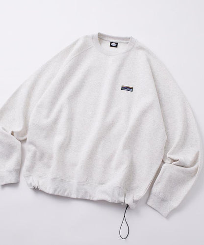 寬鬆版型 單點標誌 插肩袖 抽繩衛衣