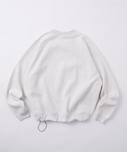 寬鬆版型 單點標誌 插肩袖 抽繩衛衣