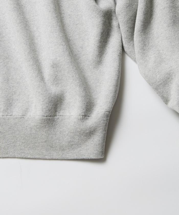 寬鬆版型休閒風汗衫風格亨利領針織衫