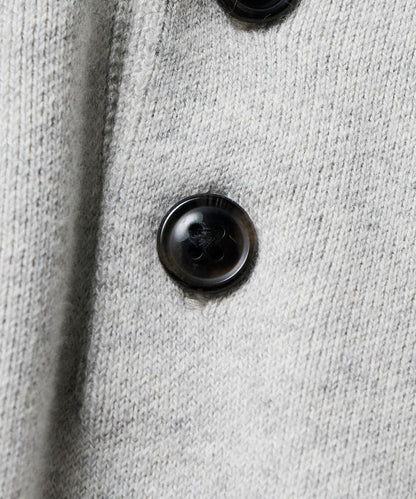 寬鬆版型休閒風汗衫風格亨利領針織衫