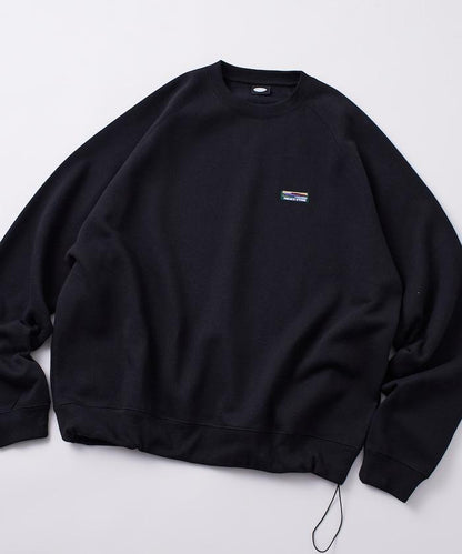 寬鬆版型 單點標誌 插肩袖 抽繩衛衣