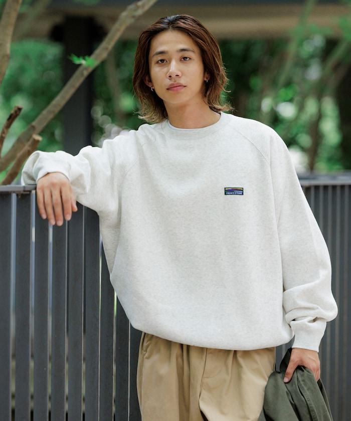 寬鬆版型 單點標誌 插肩袖 抽繩衛衣