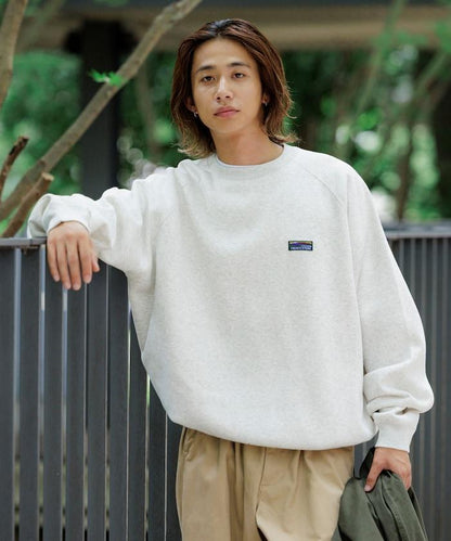 寬鬆版型 單點標誌 插肩袖 抽繩衛衣