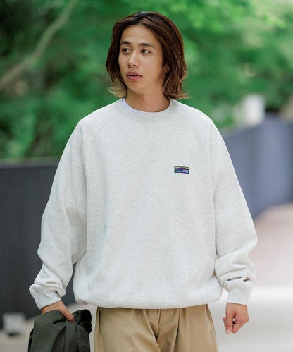 寬鬆版型 單點標誌 插肩袖 抽繩衛衣