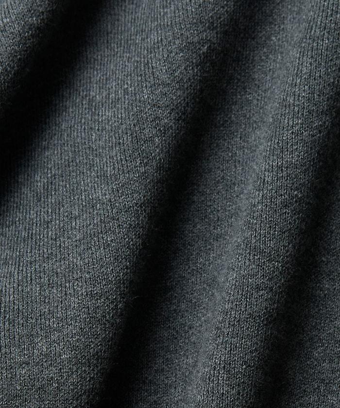 寬鬆版型休閒風汗衫風格亨利領針織衫