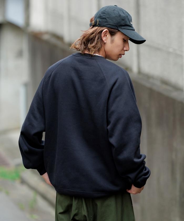 寬鬆版型 單點標誌 插肩袖 抽繩衛衣