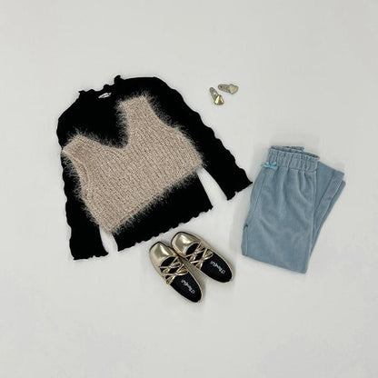 令人上癮的舒適針織燈芯絨長褲