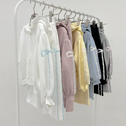 【可成套搭配】【防起球內襯】蝴蝶結裝飾寬腿褲