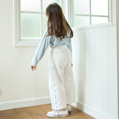 【可成套搭配】【防起球內襯】蝴蝶結裝飾寬腿褲