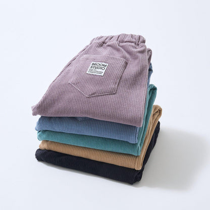 令人上癮的舒適針織燈芯絨長褲