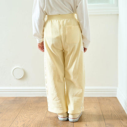 【可成套搭配】【防起球內襯】蝴蝶結裝飾寬腿褲