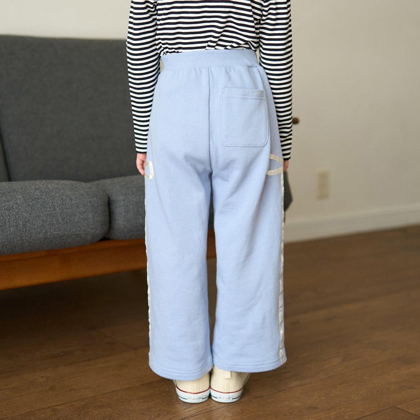 【可成套搭配】【防起球內襯】蝴蝶結裝飾寬腿褲