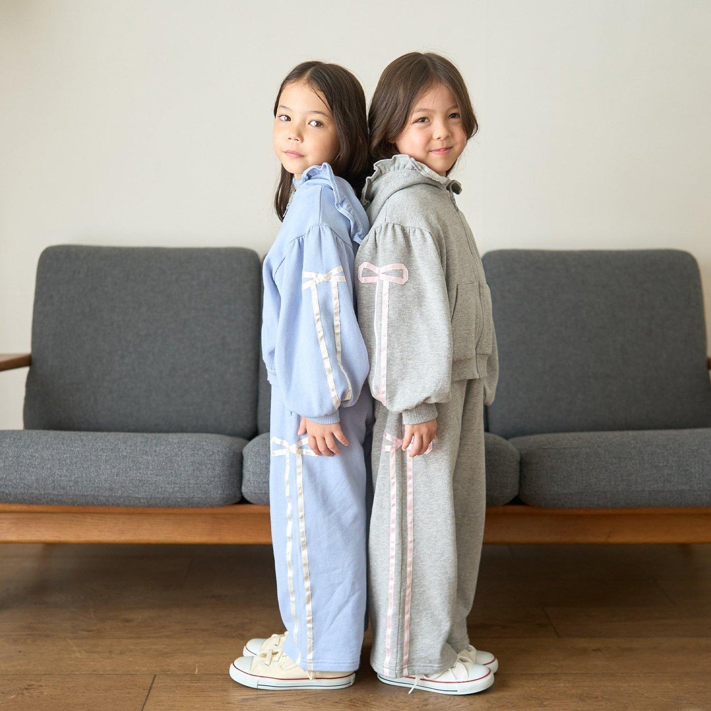 【可成套搭配】【防起球內襯】蝴蝶結裝飾寬腿褲