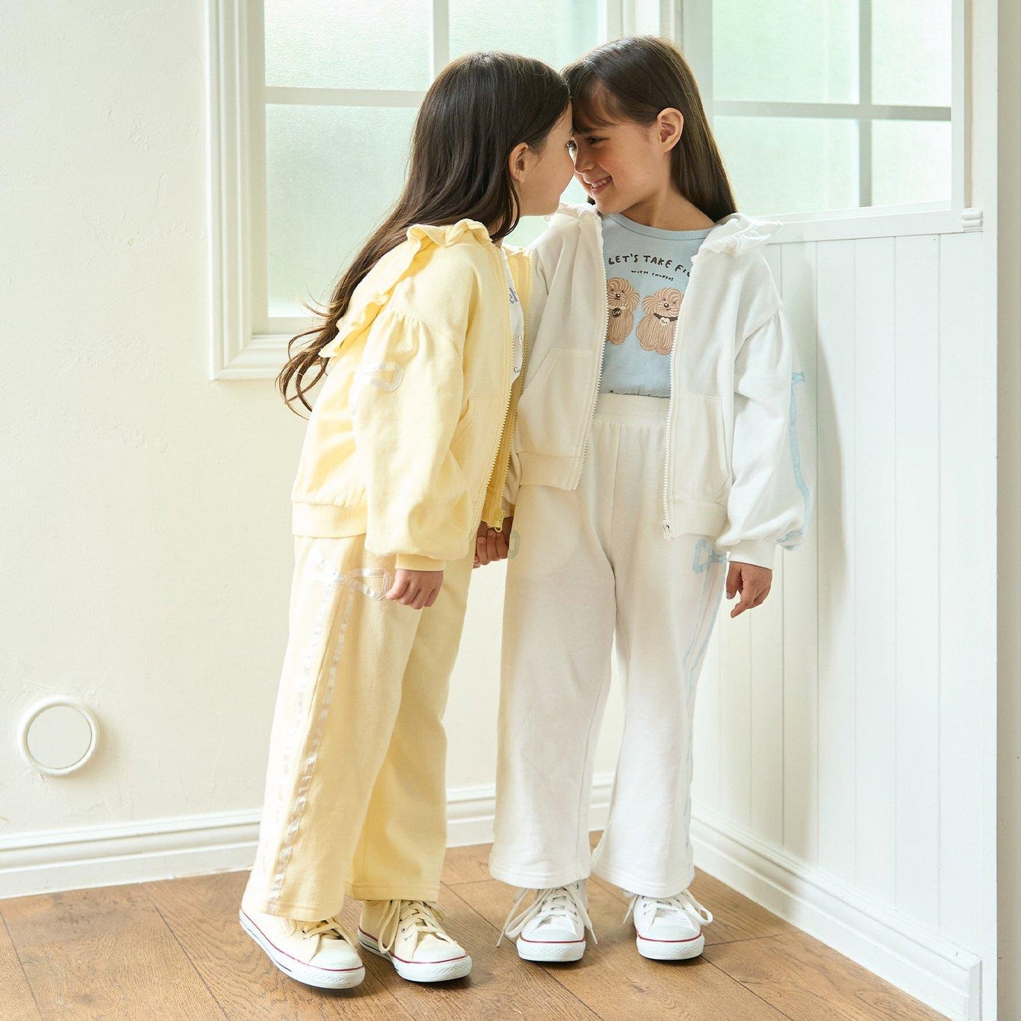 【可成套搭配】【防起球內襯】蝴蝶結裝飾寬腿褲