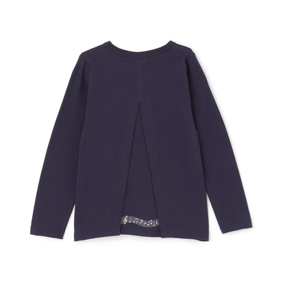 愛心與音樂圖案長袖T恤