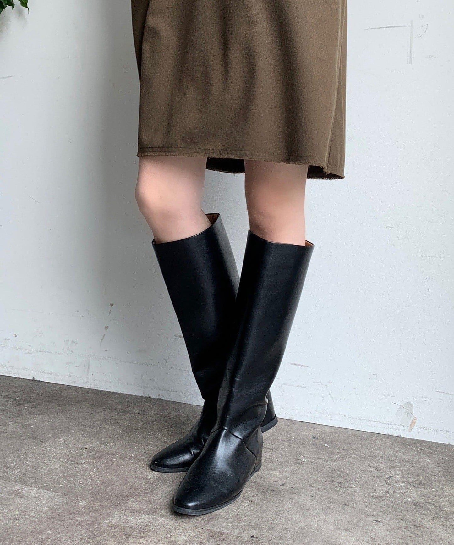 內增高長筒靴