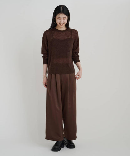 【sato企劃】緞面長褲