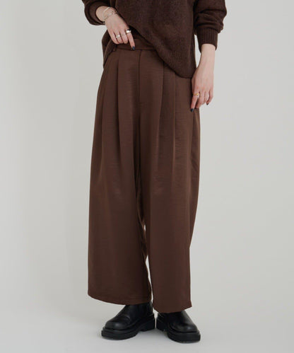 【sato企劃】緞面長褲