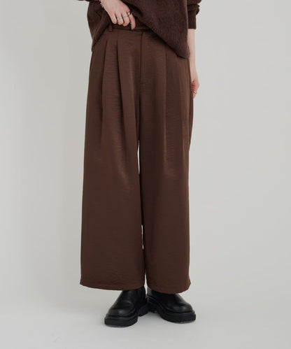 【sato企劃】緞面長褲