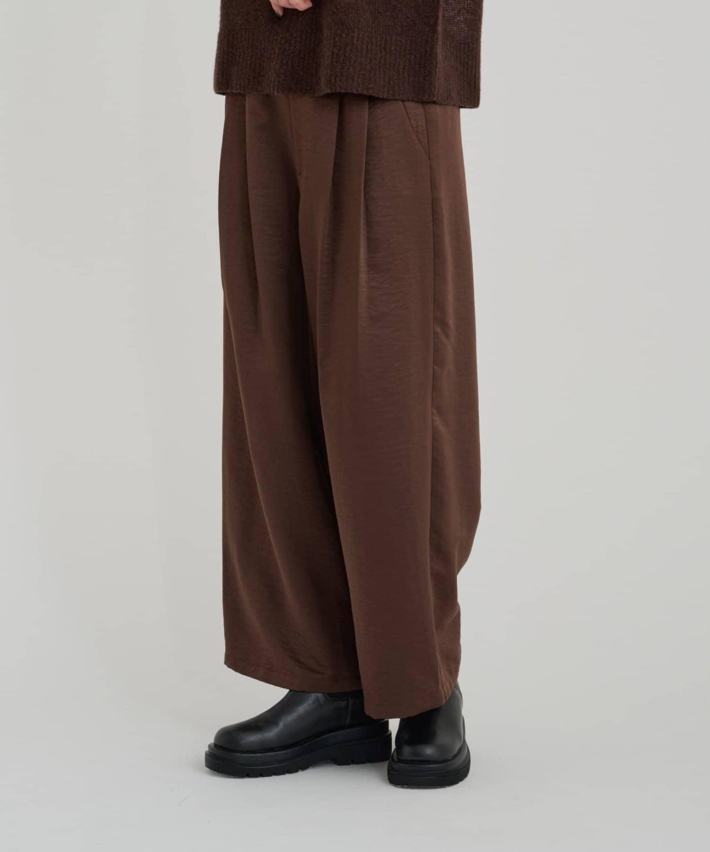 【sato企劃】緞面長褲