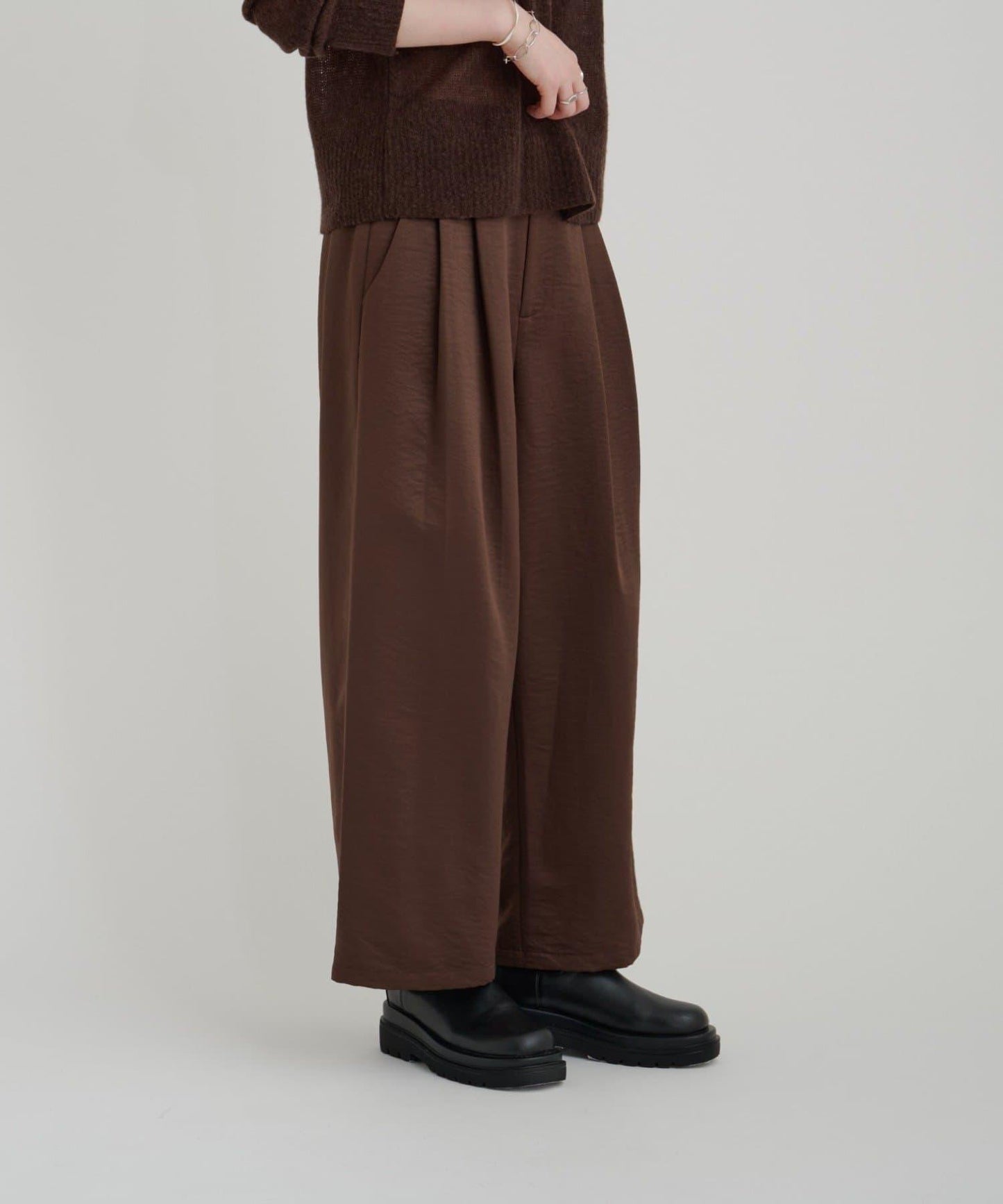 【sato企劃】緞面長褲