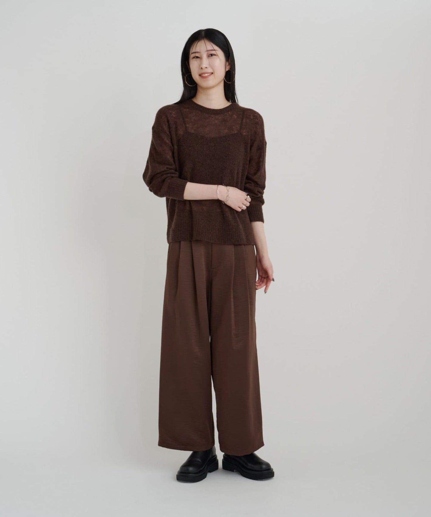 【sato企劃】緞面長褲