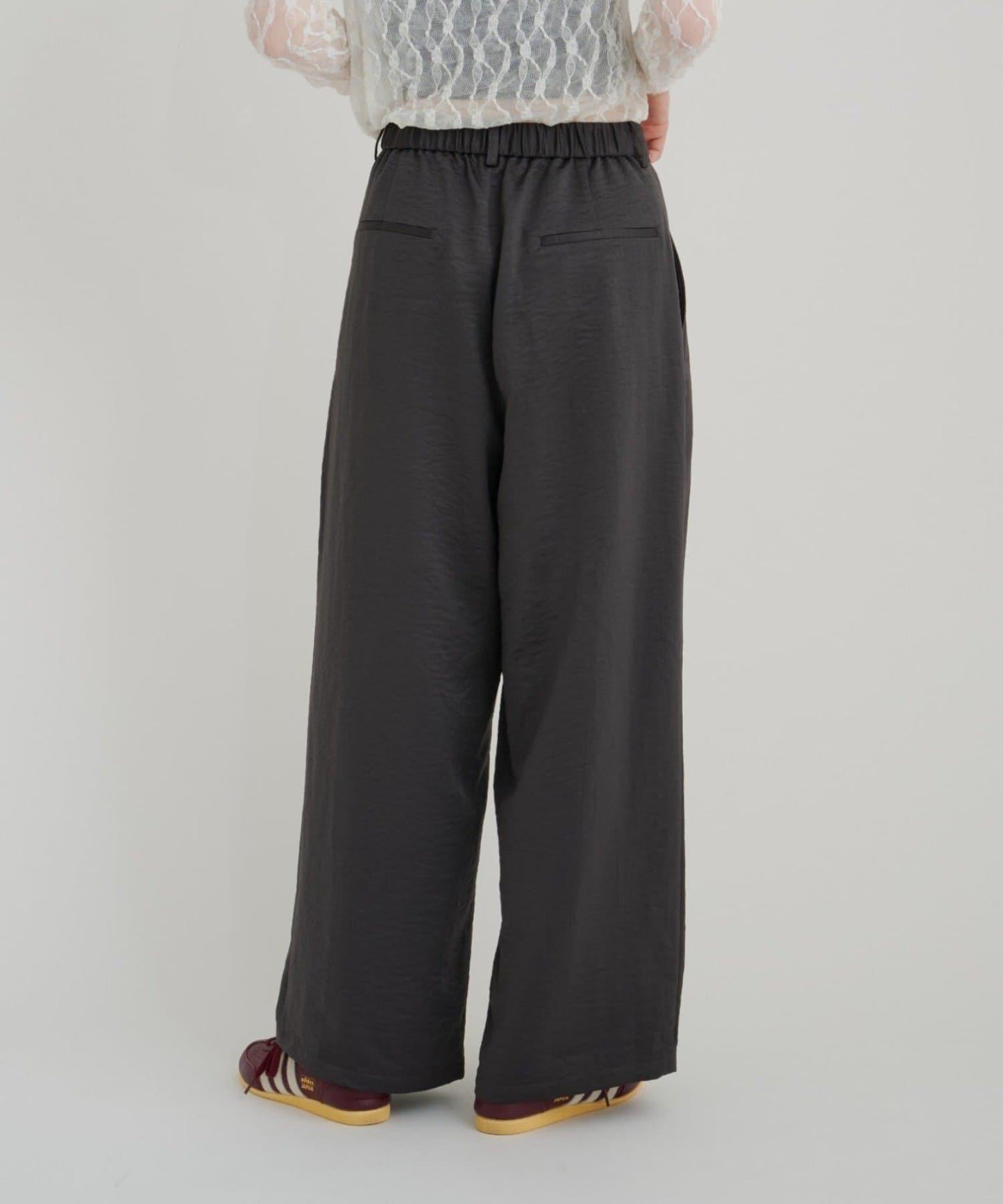 【sato企劃】緞面長褲