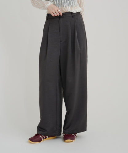 【sato企劃】緞面長褲