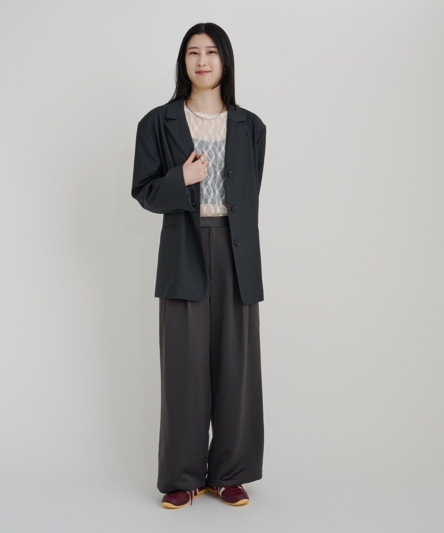 【sato企劃】緞面長褲