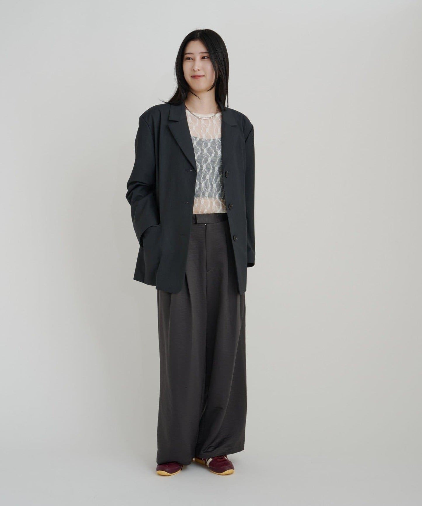 【sato企劃】緞面長褲