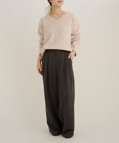 【sato企劃】緞面長褲