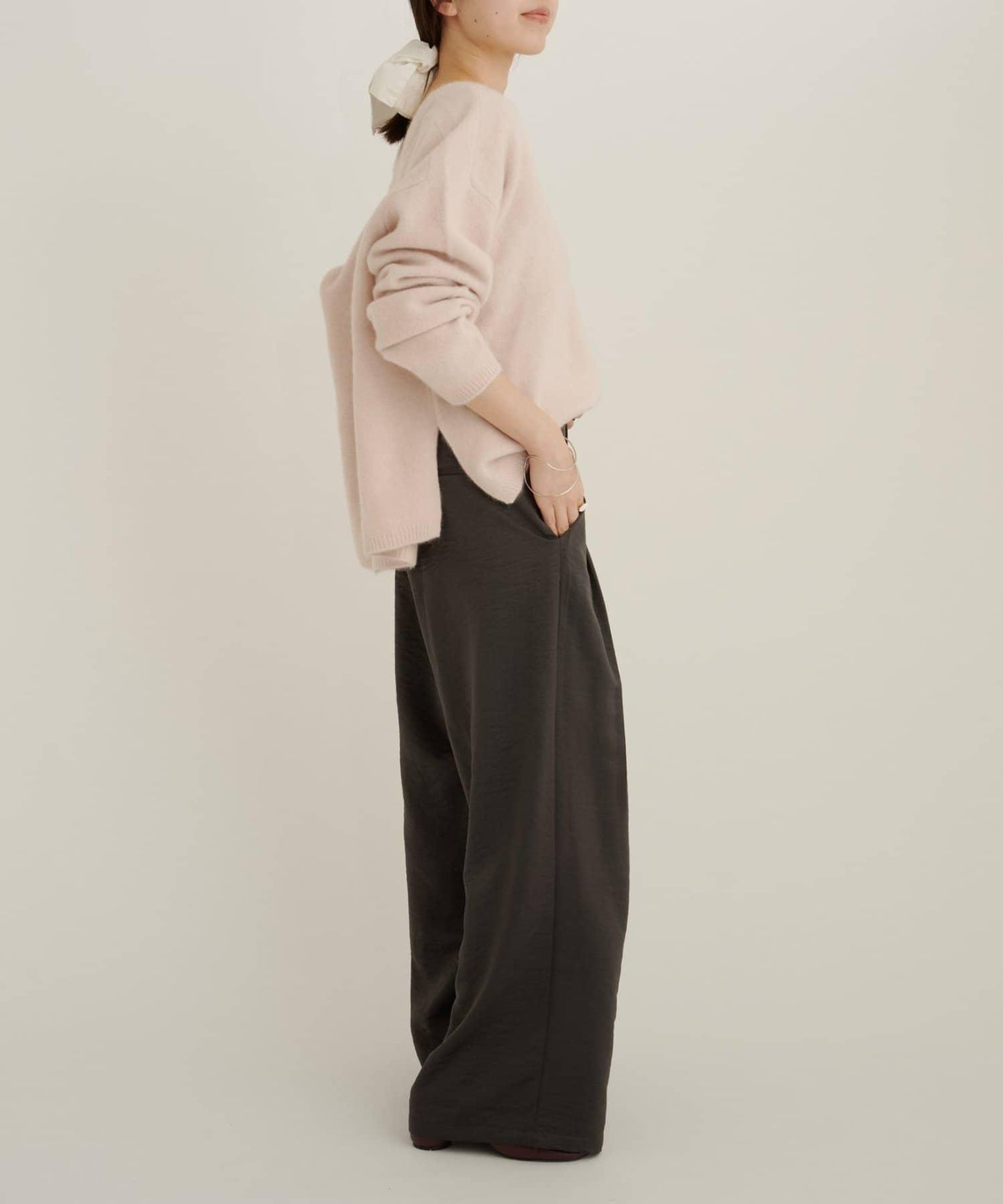 【sato企劃】緞面長褲