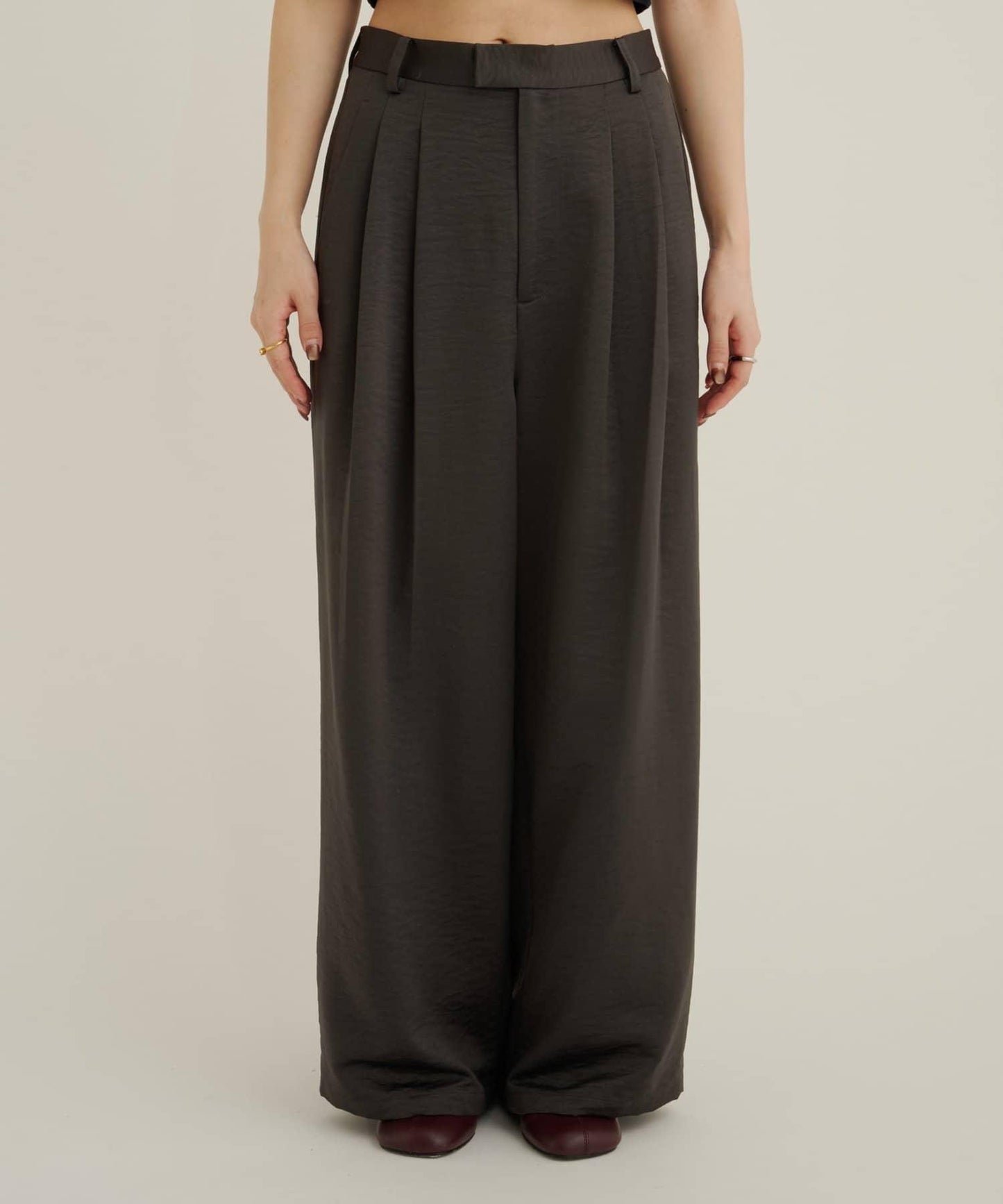 【sato企劃】緞面長褲