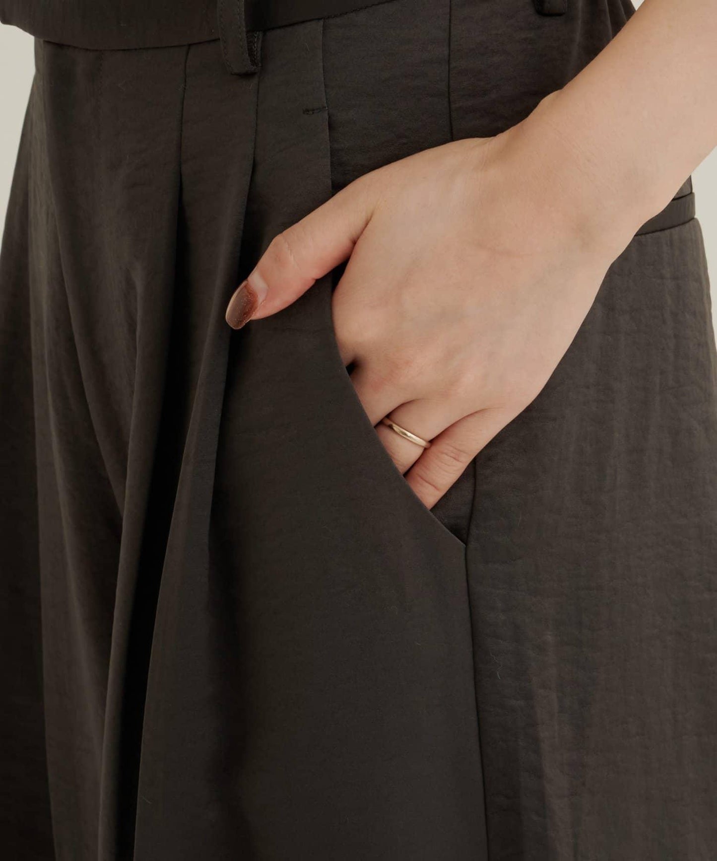 【sato企劃】緞面長褲