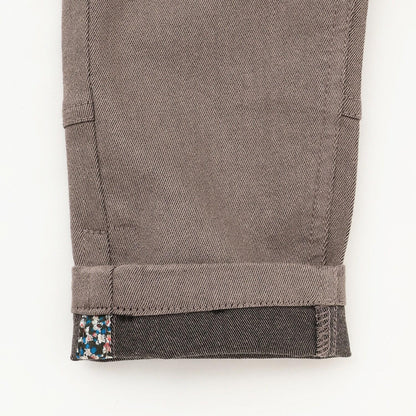 彈力斜紋錐形褲