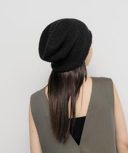 易穿針織毛線帽