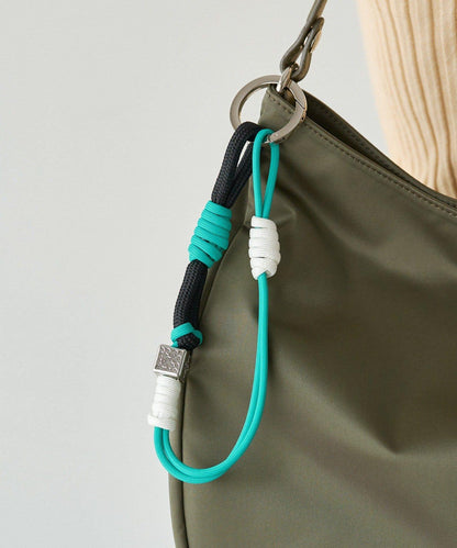 【結繩造型×金屬配件】傘繩包包掛飾