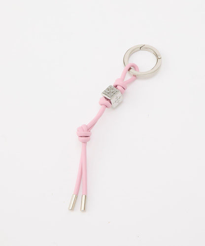 【結飾造型×金屬配件】皮革繩包包掛飾