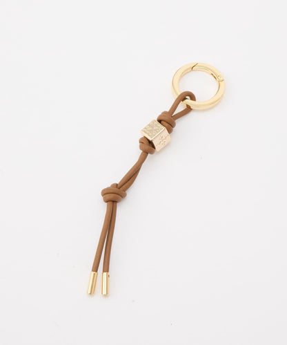 【結飾造型×金屬配件】皮革繩包包掛飾