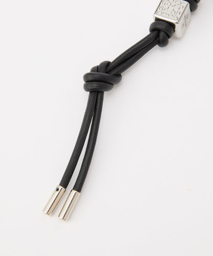 【結飾造型×金屬配件】皮革繩包包掛飾